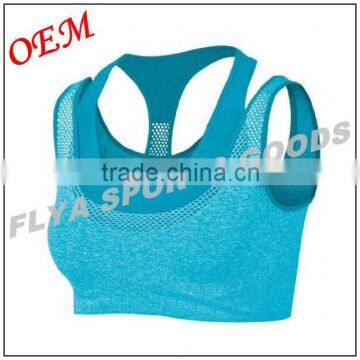Woman sexy fitness sportswear active yoga bra top great breast hot workout gym wear sports bra