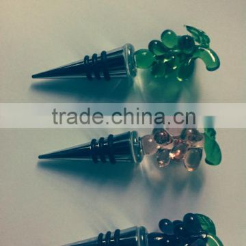 wholesale murano glass wine stopper,grape wine stopper                        
                                                Quality Choice