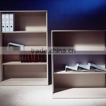 Slim Edge Metal Open Shelf Office Cabinet