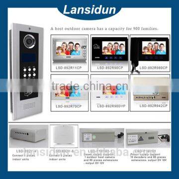 Lansidun color LCD Video building access control system