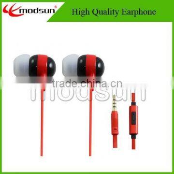 Best selling colorful Plastic earphone