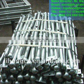 galvanized industrial ball stanchions