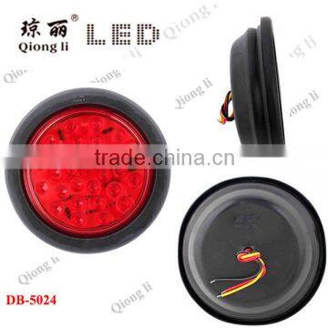 above 50,000 hours 12V 24V LED 4" round truck tail light led truck tail light