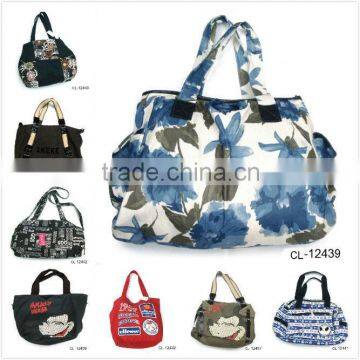 Fashion canvas lady handbag