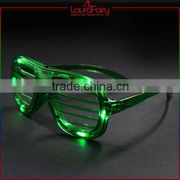 Laura Fairy Factory Direct Sell Colorful LED Party Sunglasses With Window Blinds