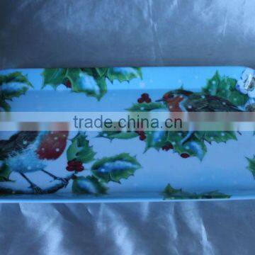 11.8 inch rectangular melamine tray