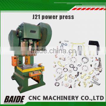 Factory Best Selling J21 mechanical hardware fitting power press