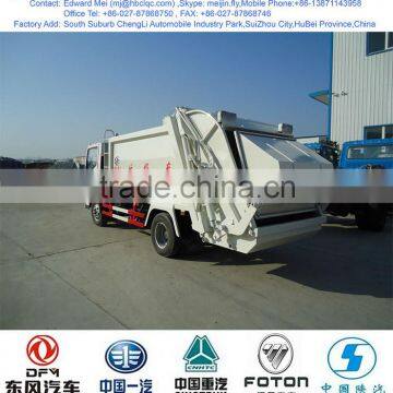 4 m3 Yuejin Garbage Truck,garbage Compactor, 4 Cbm Yuejin Compactor Garbage Truck photo-3
