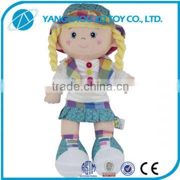 2015 plush baby doll OEM plush baby stuffed doll