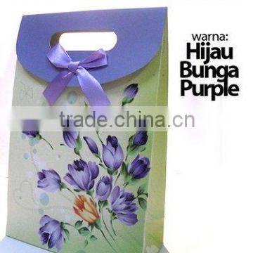 Hijau color gift paper bag