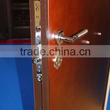 Turkish Style Commercial Steel Wood Door/ Armored Door Security Door Images photo-2