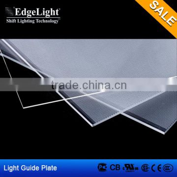 Edgelight light guide plate v-cut shape size color can be customzied