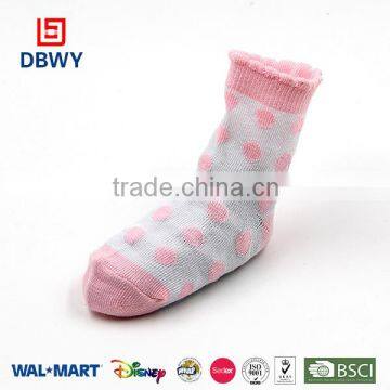 Comfortable children socks pure cotton cartoon socks for baby polka dot socks