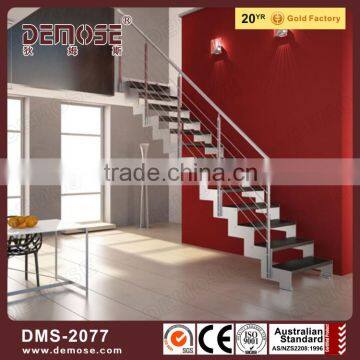 plastic stairs step for double steel plates stair