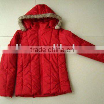lady's coat with hooded in stock