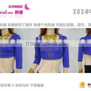 china belly dance cotton tops