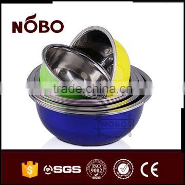 stainless steel decorative bowl fancy bowl color bowl