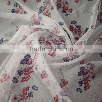 printed silk chiffon