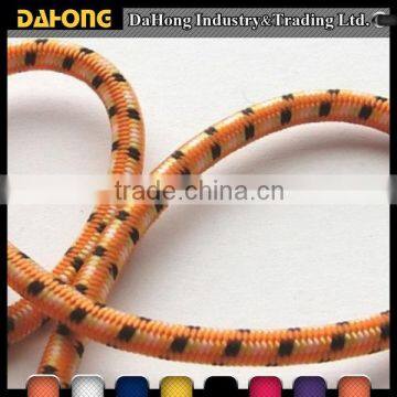 multi-color dots decorative high strength durable elastic bungee cord