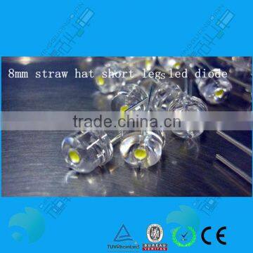 8mm straw hat led/led diode/led component