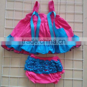 2015 Toddler Girl Clothes,baby Swing Top Set photo-3