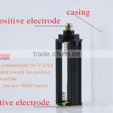 SupFire Using 3*AAA Battery or 18650 Battery Power Style Flashlight
