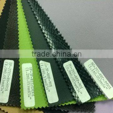 Polyester faux leather fabric for car seat