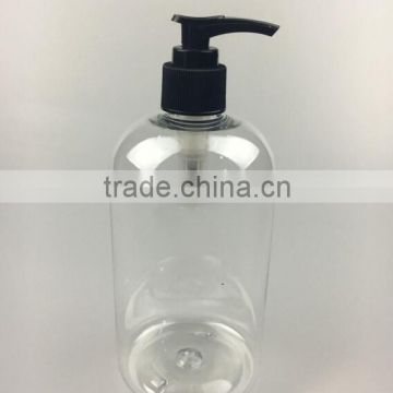 hot sale 500ml empty clear plastic bottles with pump sprayer