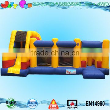 buy chinese colorful inflatable bouncer combo slide for kids