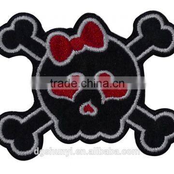 Mexican sugar patch with heart logo iron on backing