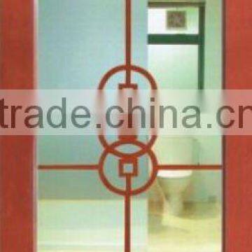 Luxury Chinese Design Glass Doors Wooden DJ-S506