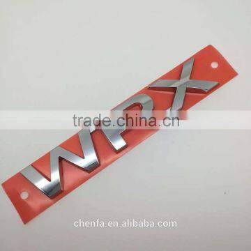 2015 custom 3d car logo plastic chrome WRX badge emblem