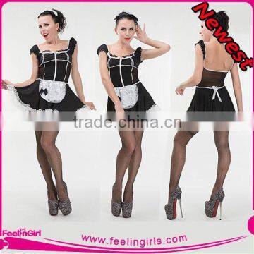 Latest Hot Girl Uniforms For Catering Staff Cleaning