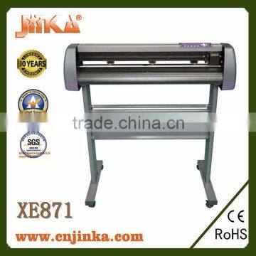 Contour cut Jinka vinyl plotter / JK871 with optical eye semi-automatic cutting plotter