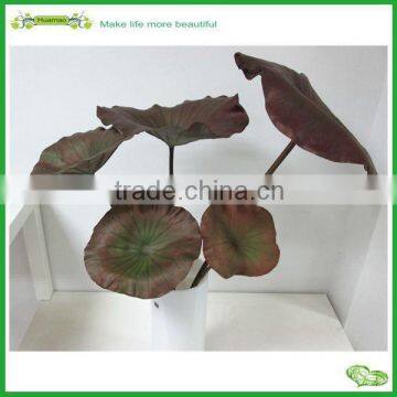 Artificial Single Lotus Leaf in Lifelike Appearence photo-2