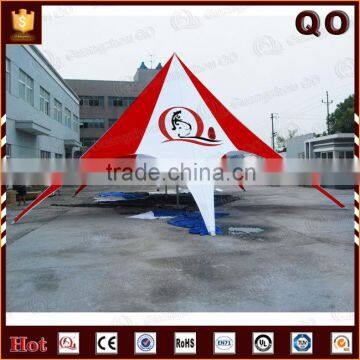 Outdoor advertising aluminum poles star shade tents for sale