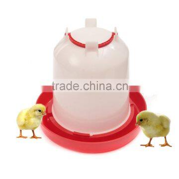 Brand New Three Type White & Red Plastic Chicken Chicks Hen Poultry Drinker Waterer With Handle High Quality