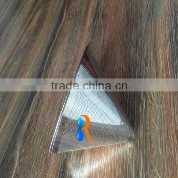 Trade Assurance 18/8 Stainless Reusable Pour Over Coffee Cone Dripper With Stand photo-4