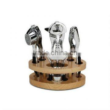 Deluxe 4 pieces zinc alloy kitchen gadget set