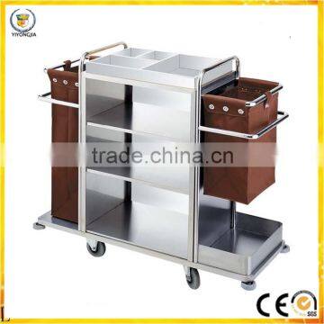 hotel amenities hospital cleaning trolleys/housekeeping cart