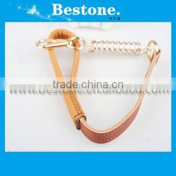 Factory direct sales Genuine Leather pet leash for large dogs