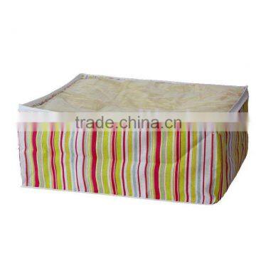 Stripe Canvas storage bag