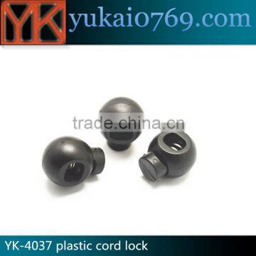 mini cord lock plastic round cord lock stopper for garment accessory and climbing equipment