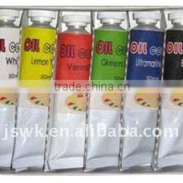 Oil color paint set by number non-toxic with EN71