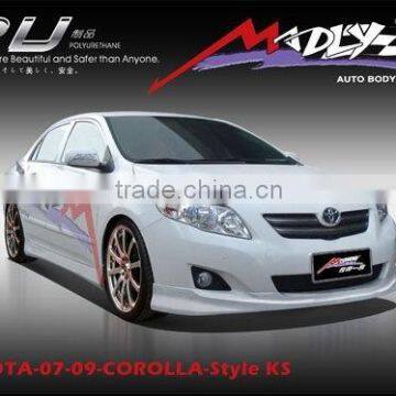 body kit for TOYOTA 07 08 COROLLA Style KS