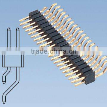1.27mm Pin Header Double Row Horizontal SMT H=2.5