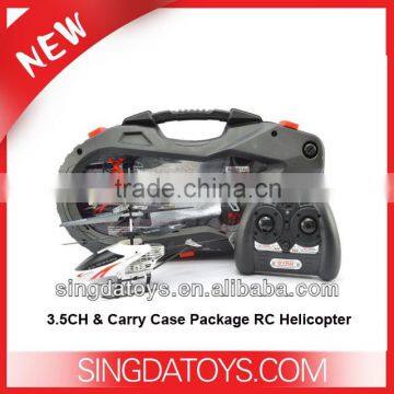 2014 new products CARRY CASE 3.5CH RC HELICOPTER WITH LIGHT RCFACTORY