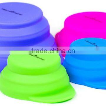 Silicone Collapsible Measuring Cups Set By Nature's Kitchen photo-4