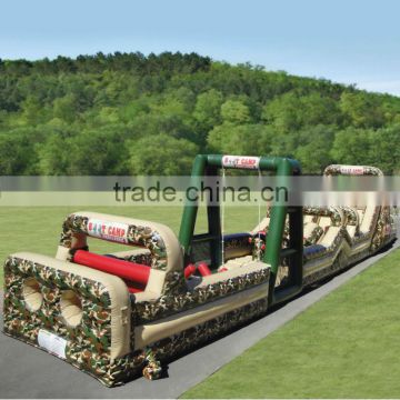 Military inflatable obstacle course