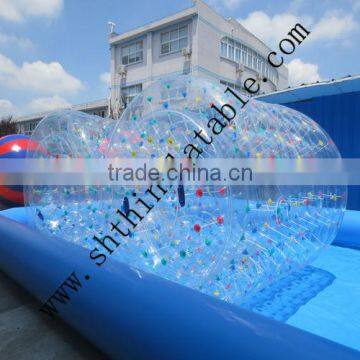 roll inside inflatable ball water roller